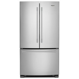 Whirlpool&reg; 36-inch Wide French Door Refrigerator with Crisper Drawer - 25 cu. ft - Refrigerators