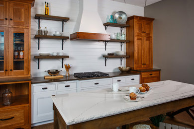 Kitchen - country kitchen idea in Other