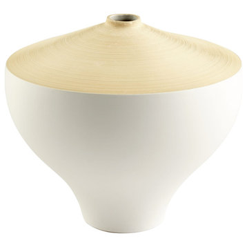 Medium Inez Vase in Matte White