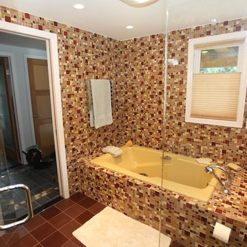 Earth Tone Bathroom