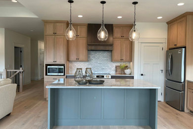 Inspiration for a transitional kitchen remodel in Other