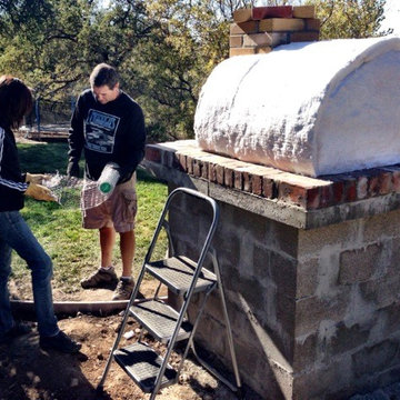 The Lyford Family Wood Fired Brick Pizza Oven in California