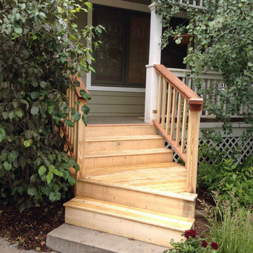 Right Angle Turn Deck Steps Rebuild