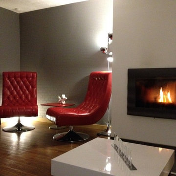 Salon Contemporain Rouge