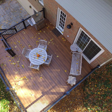 Zuri Deck (Walnut) With Timbertech Radiance Rail