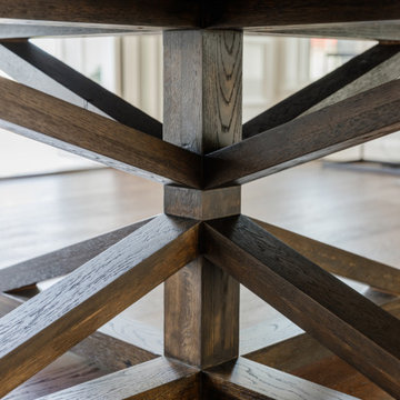 DANO'S ROUND PEDESTAL DINING TABLE