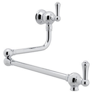 Rohl Perrin and Rowe Wall-Mounted Pot Filler, Chrome