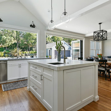 Elegant Painted Shaker Kitchen