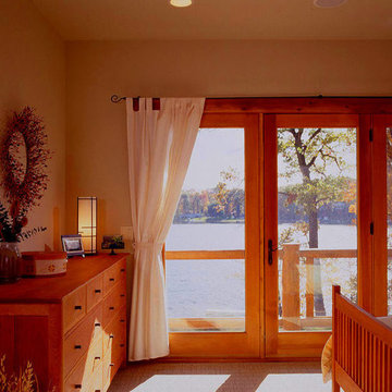 MODERN NATURAL LOG HOME