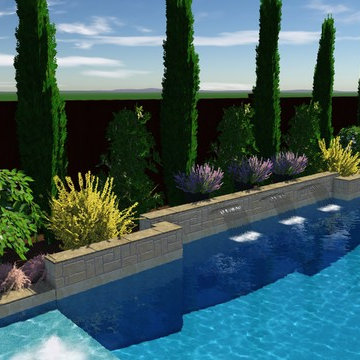 Poolside Landscape Design