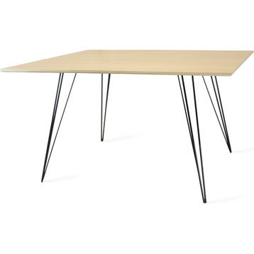 Williams  Rectangle Dining Table - Black, Large, Maple