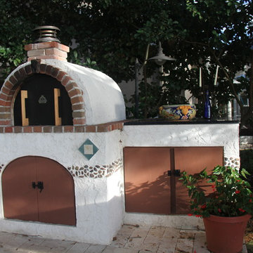 The Peterson Family Wood Fired Brick Pizza Oven in Florida