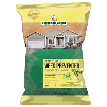 Jonathan Green Corn Gluten Weed Preventer Plus Lawn Food, 15# Covers 5,000 sq ft