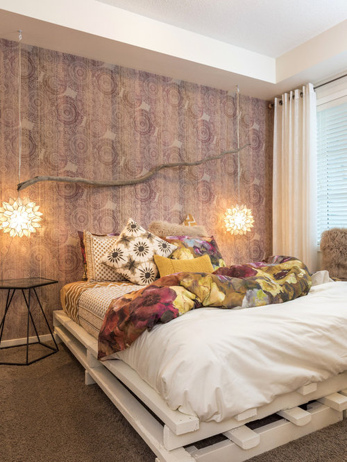Small Eclectic Bedroom Design Ideas, Remodels & Photos | Houzz