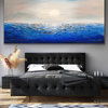 Coastal3 72x36 inches Original Large Modern Painting MADE TO ORDER