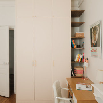 Fargeau - Rénovation partielle dans le 20e : entrée, cuisine et chambre