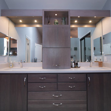 Lyptus Slate and Driftwood / Ebony & London Grey