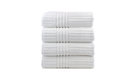 Luxury Hotel and Spa Bath Towels, Set of 4, White