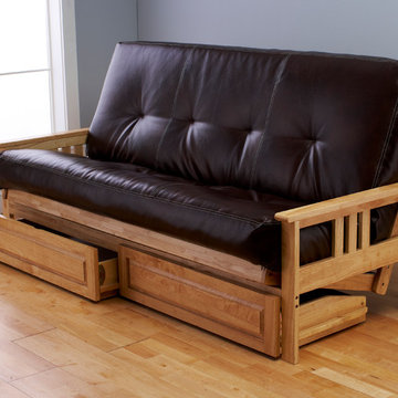 Monterey Natural Frame with Oregon Trail Java Mattress