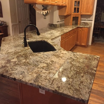 Typhoon Bordeaux granite countertop