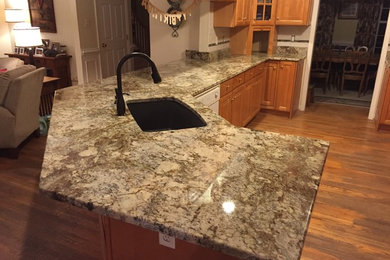 Typhoon Bordeaux granite countertop