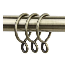 50 Most Por Br Shower Curtain Hooks For 2019 Houzz Rod Desyne 10 Curtain Eyelet Rings 21 4 I D Antique Br