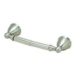 Door Corner - Astor Series Bathroom Collection, Satin Nickel, Toilet Paper Holder - Toilet Paper Holders