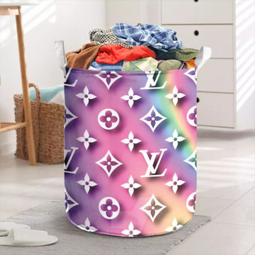 Rainbow Louis Vuitton Laundry Basket