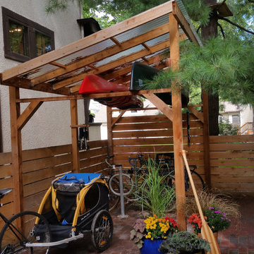 Uptown Outdoor Dining Nook and Kayak/Bike Shed