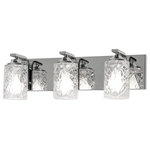 AFX Inc. - Annabel, 3-Light Vanity, Polished Chrome Finish/Clear Glass - Features: