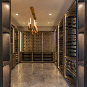 Florida luxury custom wine room