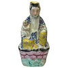 Small Vintage Chinese Multi-Color Porcelain Kwan Yin & Kid Statue Hws3394