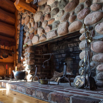 Rustic Elegance Log Home