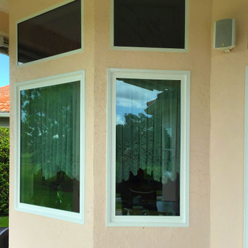 DuraShield V Impact Windows Bay and Bow Windows Installed