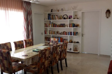 Trendy dining room photo in Mumbai