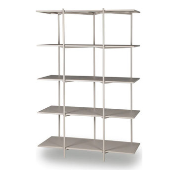Cross Shelving Unit Tall - Warm Beige