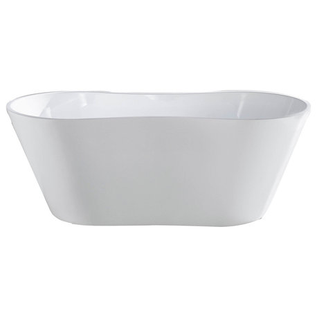 Eviva Smile Free Standing 67" Acrylic Bathtub