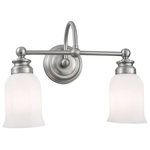 Norwell Lighting - Norwell Lighting 8912-BN-HXO Emily - Two Light Wall Sconce - Mounting Direction: Up/Down  ShEmily Two Light Wall Choose Your Option *UL Approved: YES Energy Star Qualified: n/a ADA Certified: n/a  *Number of Lights: Lamp: 2-*Wattage:75w Edison bulb(s) *Bulb Included:No *Bulb Type:Edison *Finish Type:Brush Nickel