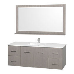 Gray Oak Bathroom Vanities - Bathroom Vanities And Sink Consoles