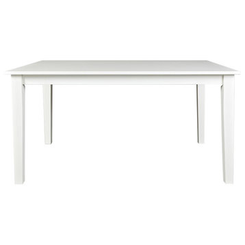 Simplicity Rectangle Dining Table - Paperwhite