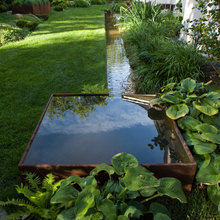 Wasserlauf In Garten Modern Terrasse Berlin Von Grasgrau