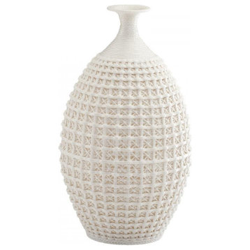 Large Diana Vase, Matte White, Ceramic, 14"H (4441 1A8AJ)