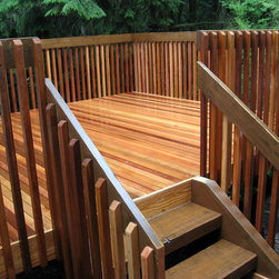 Traditional Cedar Deck & Rail - Outdoor Products