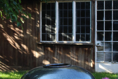 This is an example of a garden in Cheshire.