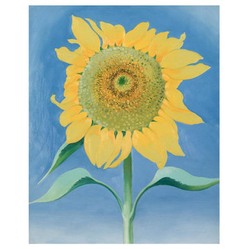 "Sunflower, New Mexico 1, 1935" Digital Paper Print by Georgia O'Keeffe, 26"x32"