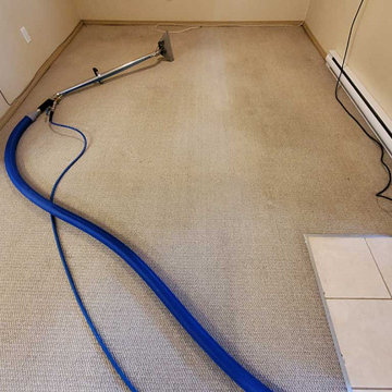 Move-out Carpet Steam Cleaning Service of Basment Suite in Coquitlam BC Canada