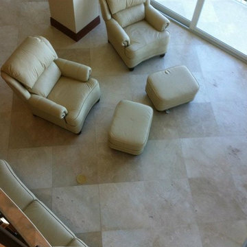 Leather Sofa Set - Naples Florida Penthouse