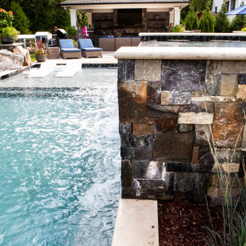 An Outdoor Oasis with Rustic Charm