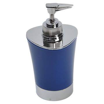 Jet blue soap dispenser pump hard plastic kitchen bath bathroom NEW! 