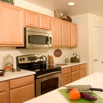 Galley Kitchen Opens Up